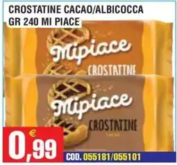 Immenso Cash Mipiaci crostatine cacao/albicocca offerta
