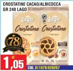 Immenso Cash Crostatine Cacao/Albicocca Lago offerta