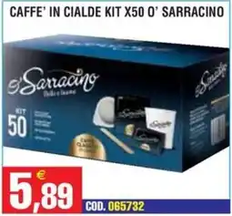 Immenso Cash Caffè in cialde kit Sarracino offerta