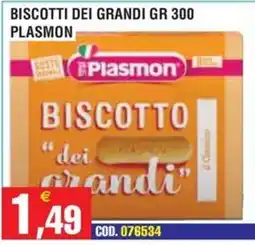 Immenso Cash Biscotto dei grandi Plasmon offerta
