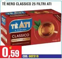 Immenso Cash Tè nero classico Tè Ati offerta