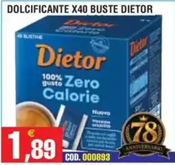 Immenso Cash Dolcificante Dietor offerta