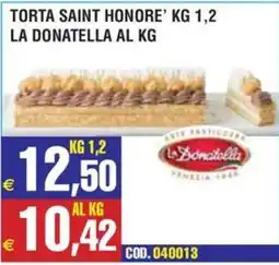 Immenso Cash Torta Saint Honore' La Donatella offerta