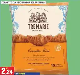 Immenso Cash Cornetto Mini Tre Marie offerta
