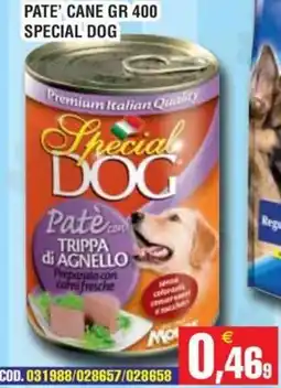 Immenso Cash Special Dog Pâté con Trippa di Agnello offerta