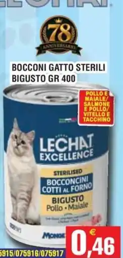 Immenso Cash Lechat Excellence Bocconcini Cotti al Forno offerta