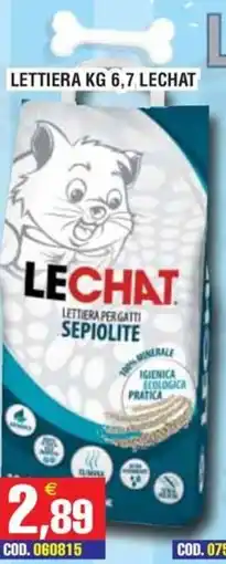 Immenso Cash Lettiera per gatti Lechat offerta