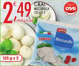 Crai Crai Mozzarella offerta