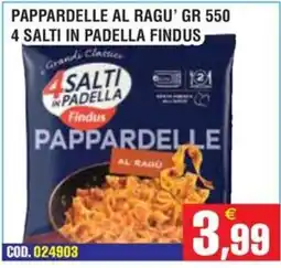 Immenso Cash Pappardelle al ragù Findus offerta
