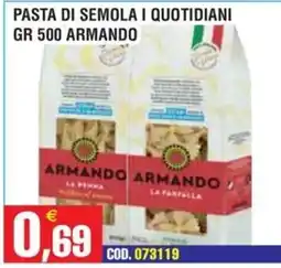 Immenso Cash Pasta di semola Armando offerta