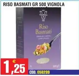 Immenso Cash Riso Basmati Vignola offerta