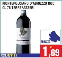 Immenso Cash Montepulciano d'Abruzzo Doc Terrepasseri offerta