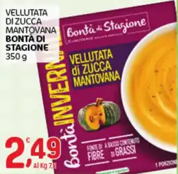 Crai Vellutata di zucca mantovana Bontà di Stagione offerta