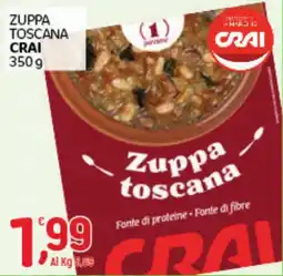 Crai Zuppa toscana Crai offerta