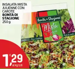 Crai Insalata mista julienne con carote Bontà di Stagione offerta
