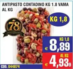 Immenso Cash Antipasto contadino Vama offerta