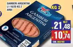 Immenso Cash Gamberi argentini Arbi offerta