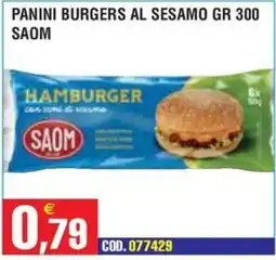 Immenso Cash Hamburger al sesamo Saom offerta