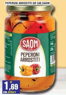 Immenso Cash Peperoni arrostiti Saom offerta