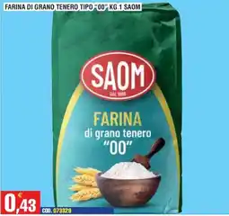 Immenso Cash Farina di grano tenero "00" Saom offerta
