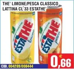 Immenso Cash The' limone/pesca classico lattina cl'33 estathe' offerta
