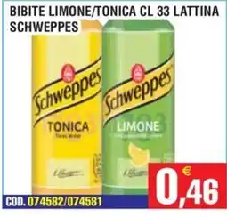 Immenso Cash Schweppes Tonica offerta