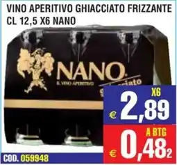 Immenso Cash Vino aperitivo Nano offerta