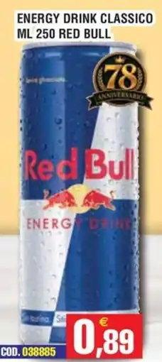 Immenso Cash Energy drink classico Red Bull offerta