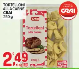 Crai Tortelloni alla carne Crai offerta