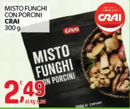 Crai Misto funghi con porcini Crai offerta