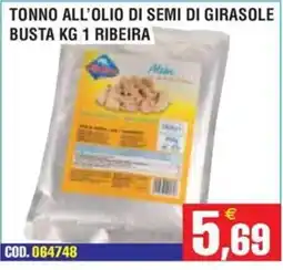 Immenso Cash Tonno all'olio di semi di girasole Ribeira offerta