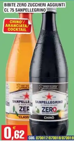 Immenso Cash Sanpellegrino Zero Chinò offerta