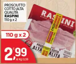 Crai Prosciutto cotto alta qualità Raspini offerta