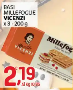 Crai Basi millefoglie Vicenzi offerta