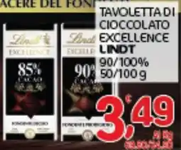 Crai Tavoletta di cioccolato excellence Lindt offerta