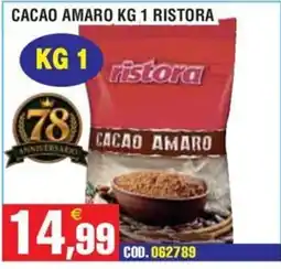 Immenso Cash Cacao amaro Ristora offerta