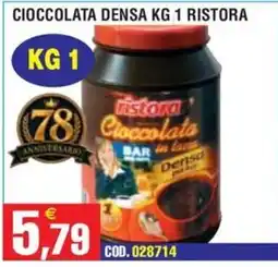 Immenso Cash Cioccolato densa Ristora offerta