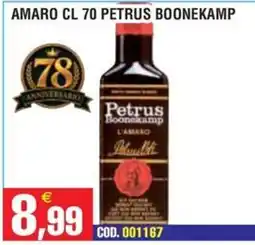 Immenso Cash Amaro Petrus Boonekamp offerta