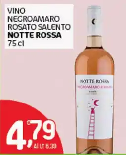 Crai Vino Negroamaro Rosato Salento Notte Rossa offerta