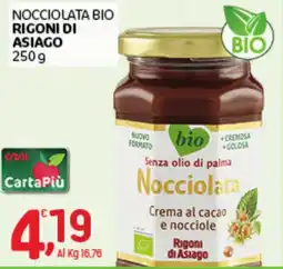 Crai Nocciolata Rigoni di Asiago offerta