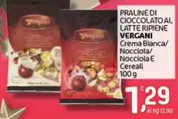 Crai Praline di cioccolato al latte ripiene Vergani offerta
