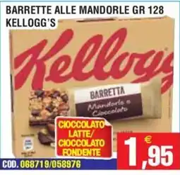 Immenso Cash Barrette alle mandorle Kellogg's offerta