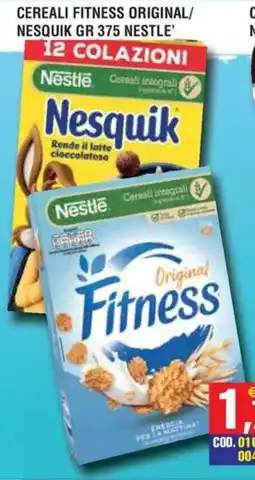 Immenso Cash Nesquik Fitness Original offerta