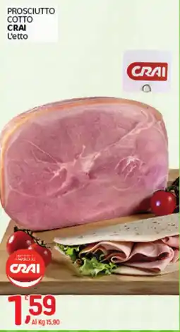 Crai Prosciutto cotto Crai offerta
