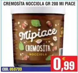 Immenso Cash Mipiace cremosita nocciola offerta