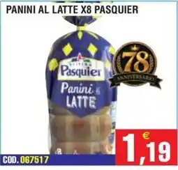 Immenso Cash Panini al latte Pasquier offerta