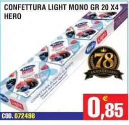 Immenso Cash Confettura light mono gr hero offerta