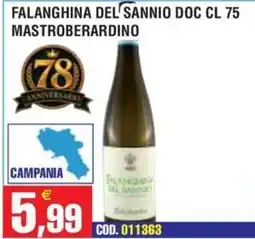 Immenso Cash Falanghina del Sannio DOC Mastroberardino offerta
