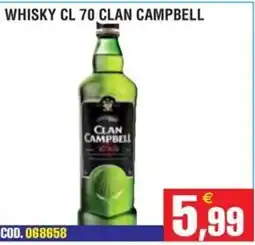 Immenso Cash Whisky Clan Campbell offerta