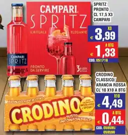 Immenso Cash Campari Spritz offerta